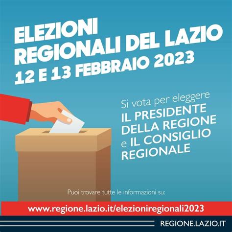 Elezioni Regionali Del Lazio 2023