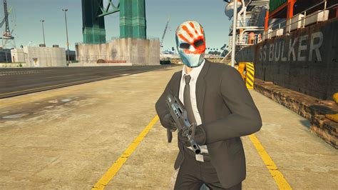 Payday The Heist Hoxton Vyse Mask For Mp Male V Gta Mod