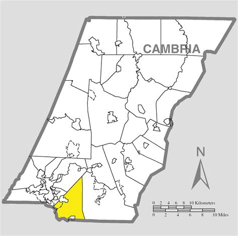 Cambria County Pa Township Map