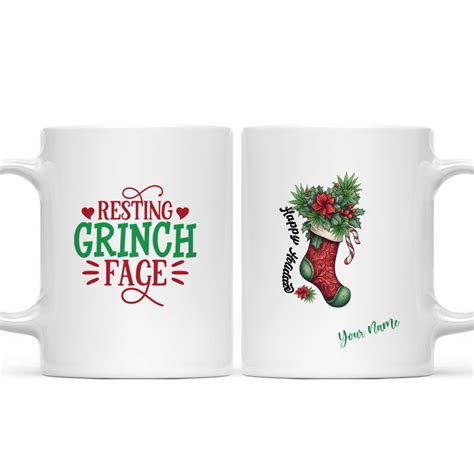 Christmas Gift - Christmas Mugs Coffee , Naughty Nice Coffee Mugs ...