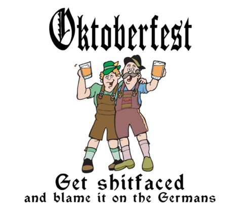 Funny Oktoberfest Beer Label