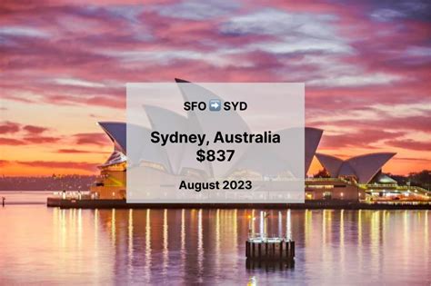 Cheap flights from SFO to Sydney, Australia | April 2023 – FlightsFlex