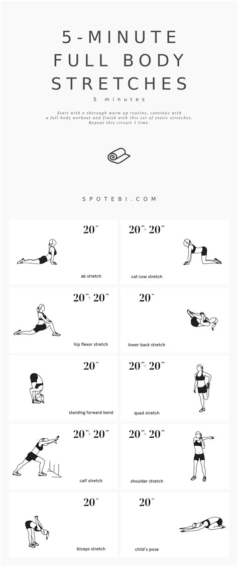 Minute Full Body Cool Down Exercises In Full Body Stretch