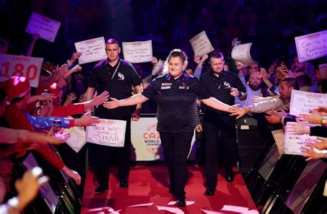 Women's darts champion makes feelings clear on playing Luke Littler ...