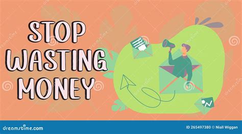 Handwriting Text Stop Wasting Money Conceptual Photo Advicing Person Or Group To Start Saving