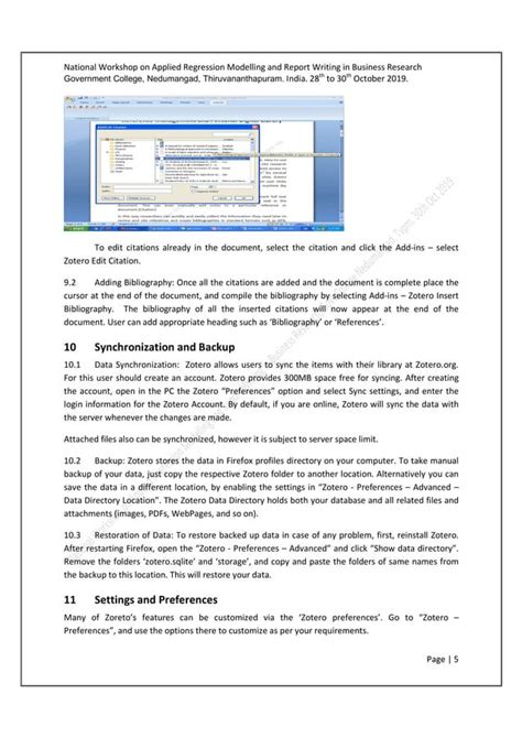 Reference Management Software Zotero By V Sriram Pdf