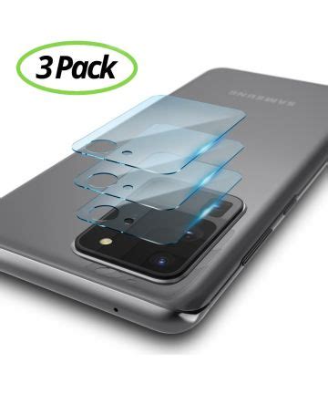 Ringke ID Tempered Glass Camera Lens Samsung Galaxy S20 Ultra 3 Pack