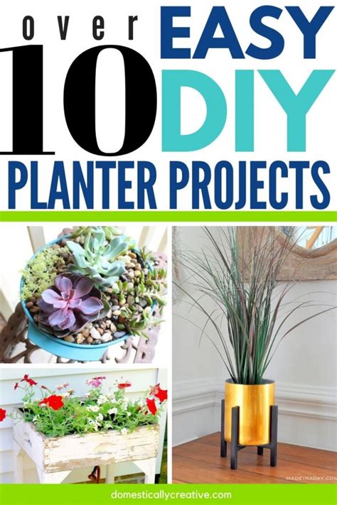 DIY Herb Planters - Domestically Creative