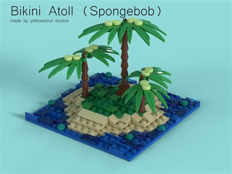 Lego Moc Bikini Atoll Spongebob Squarepants By Yellowdonut