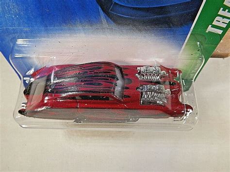 Hot Wheels Treasure Hunts EVIL TWIN Dark Red W Chrome OH Spokes EBay