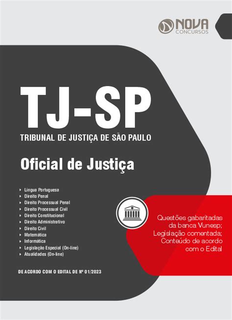 Apostila Tj Sp Oficial De Justiça