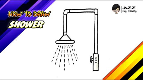 How To Draw A Shower