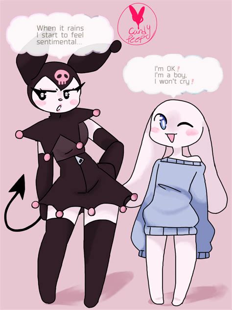 Kuromi And Cinnamonroll By K4ndygh0st On Deviantart