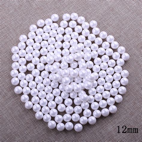 Mm Pc Lot Abs Imitation Pearl Beads No Hole One Hole Shell Charms