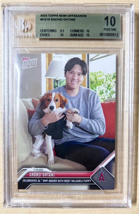 Yahoo オークション BGS 10 Topps Now Shohei Ohtani OS19 大谷翔平