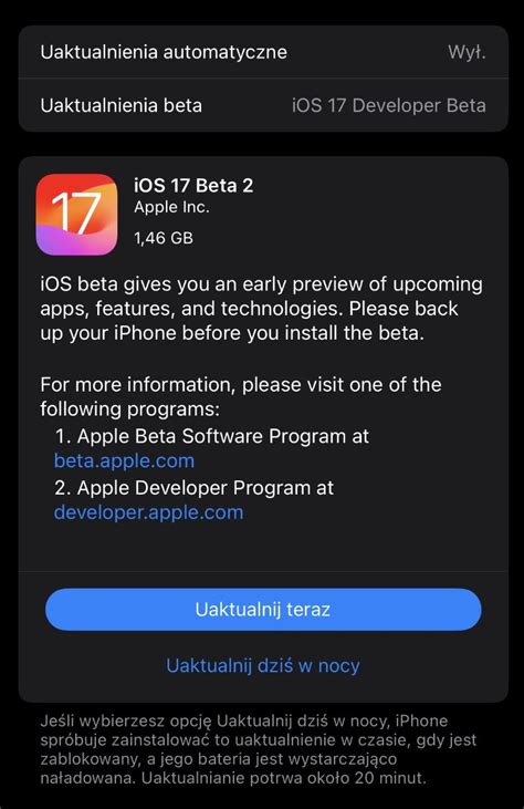 iOS 17 beta 2 wszystkie zmiany i nowości