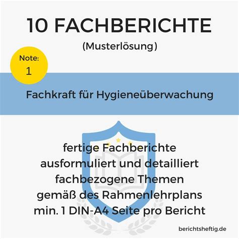 Fachkraft F R Hygiene Berwachung Berichtsheftig De