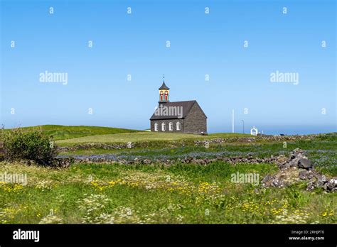 Hvalsneskirkja Christian Church In Iceland On The Reykjanes Peninsula