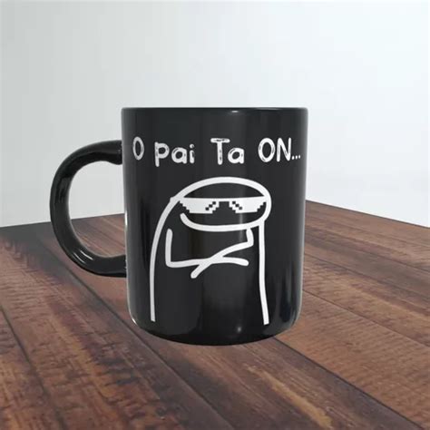 Caneca Flork O Pai Ta On Beso Divertido Dia Dos Pais Mod2