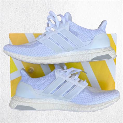 Adidas Ultraboost 2.0 ‘Ultra White’. Near brand new... - Depop