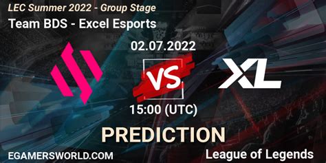 Team BDS Vs Excel Esports Betting TIp Match Prediction 02 07 2022 At