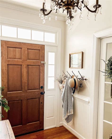 Entryway With a Traditional Glass Chandelier - Soul & Lane