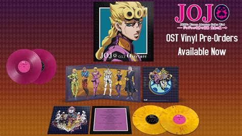 Milan Records To Release Jojos Bizarre Adventure Golden Wind Ost Vinyl