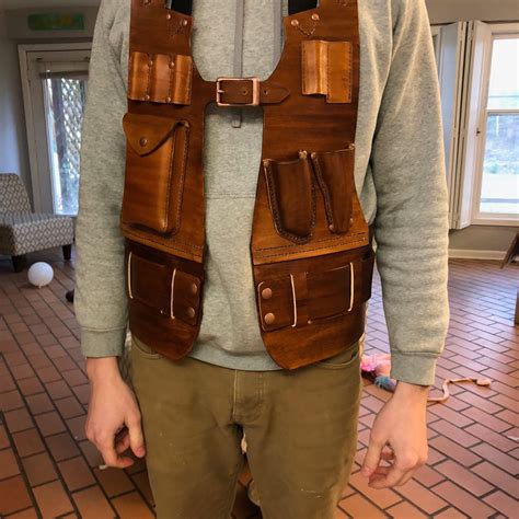 Handmade Leather Tool Vest Leather Tool Belt Customizedpersonalized