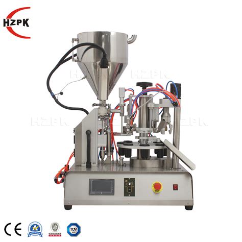 Hzpk Automatic Rotary Mascara Filling And Capping Machine Cosmetic