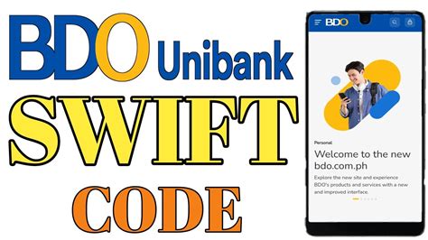 How To Get BDO Unibank Of The Philippines SWIFT CODE BIC In The