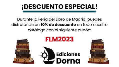 Ediciones Dorna On Twitter DESCUENTO POR LA FERIA DEL LIBRO DE