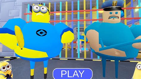 New Minions Barry S Prison Run Obby Full Waikthrough Gameplay Roblox