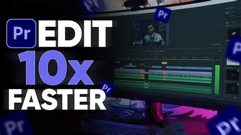 How To Edit Faster In Premiere Pro 10 Tips Youtube