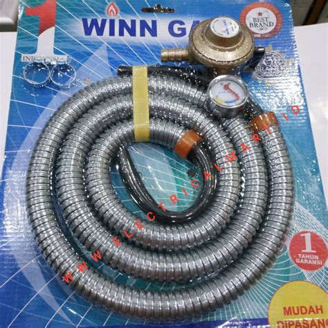 Jual Win Gas Paket Selang Regulator Elpiji Sni Shopee Indonesia