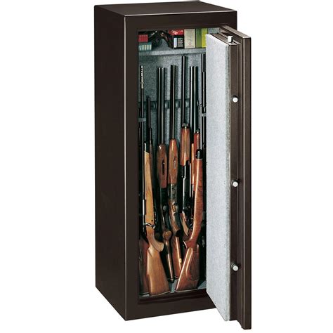 Stack On Elite 16 Gun Fire Resistant Safe With Electronic Lock Brown