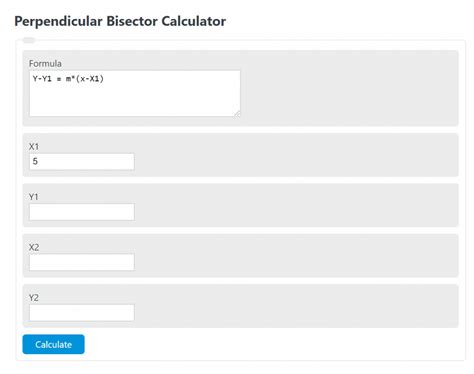 Perpendicular Bisector Calculator | Formula - Calculator Academy