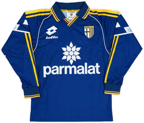 1998 99 Parma Lotto Training L S Shirt 9 10 S