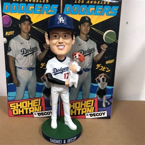 Shohei Ohtani Decoy Bobblehead White L A Dodgers Sga New In