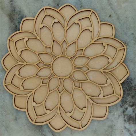 Mdf Cutouts Rangoli Stencil With Base Size Dimension 12 X12 At Rs 75