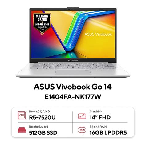 Laptop Asus Vivobook Go E1404fa Nk177w Chính Hãng Góp 0