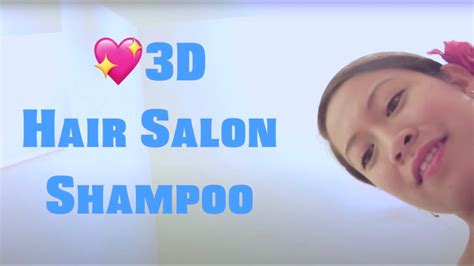 Asmr 3d 💇🏼hair Salon ~ Shampoo ~ Haircut ~ Blowdry ~ Curling