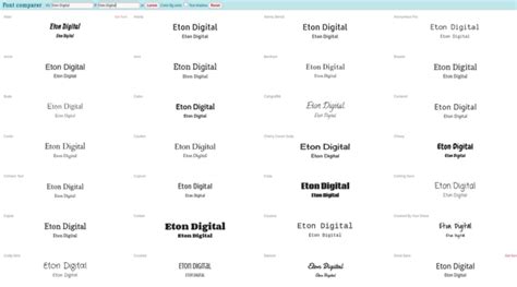 Need To Compare Fonts 23 Tools To Compare And Identify Fonts