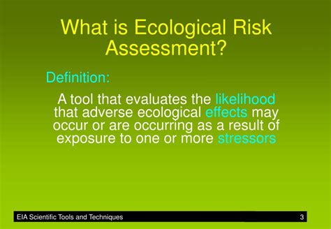 Ppt Ecological Risk Assessment Powerpoint Presentation Free Download Id3550197