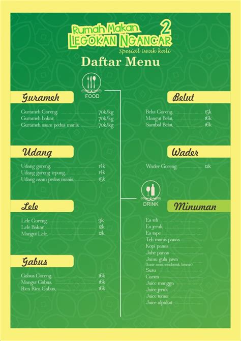 Desain Spanduk Warung Makan Background Banner Makanan Polos