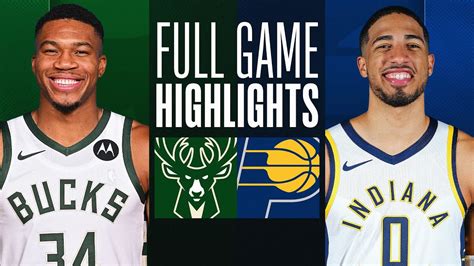 Bucks Vs Pacers Full Game Highlights November Youtube