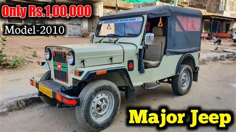 Only Rs 1 00 000 Buy Used Mahindra Major Jeep Second Hand Major