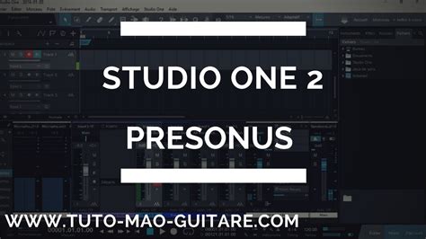 Tuto Studio One 2 Presonus Gratuit Et Complet Youtube