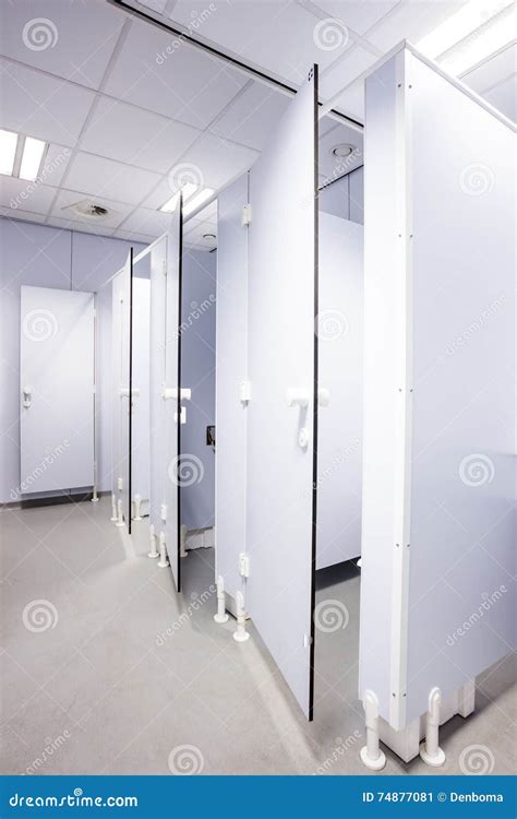 Doors From Toilets Stock Image Image Of Restroom Clean