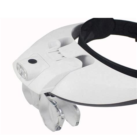 Gorelax Kaca Pembesar Headband Reparasi Magnifier With Led Lens X