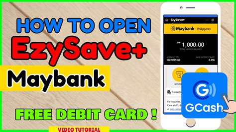 Gcash Maybank How To Open Ezysave Maybank In Gsave Gcash Youtube